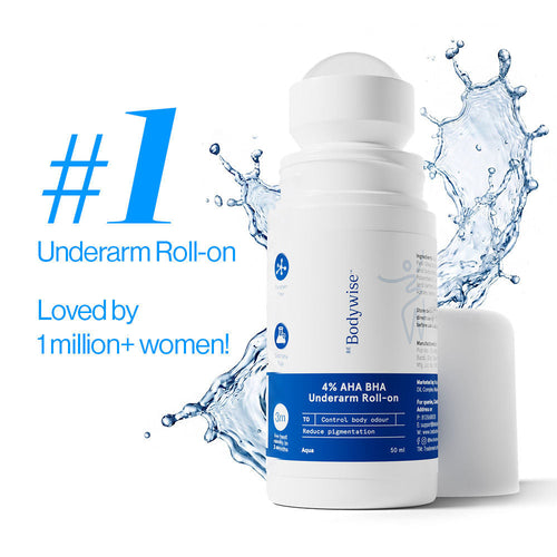 Be Bodywise 4% AHA BHA Underarm Roll On - Aqua