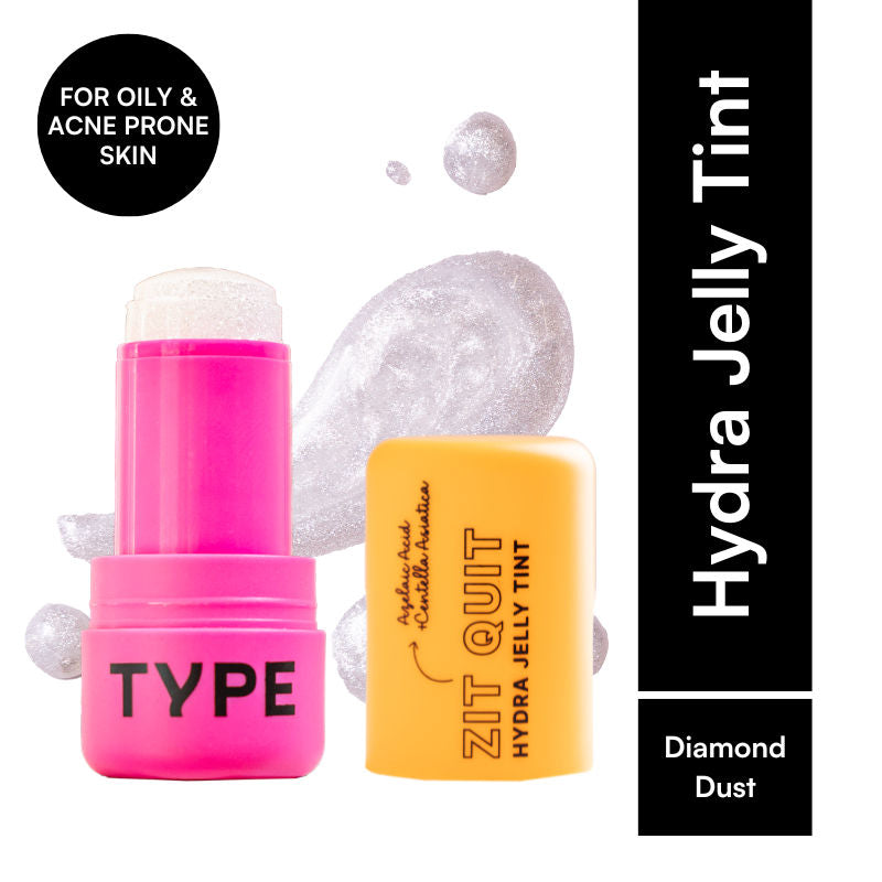 Type Beauty Zit Quit Hydra Jelly Tint with Azelaic Acid For Cheeks, Lips and Eyes