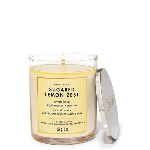 Bath & Body Works Sugared Lemon Zest Single Wick Candle