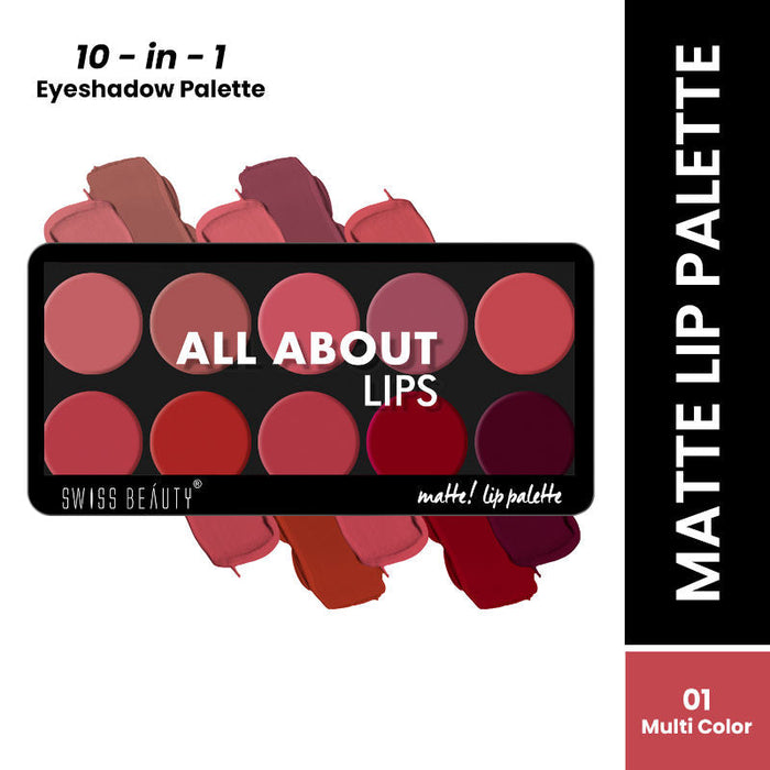 Swiss Beauty All About Lip Palette