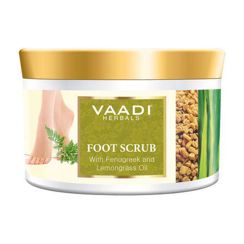 Vaadi Herbals Foot Scrub With Fenugreek & Lemongrass Oil