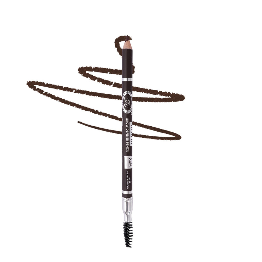 FASHION COLOUR Colour Brow Definer Pencil With Spoolie
