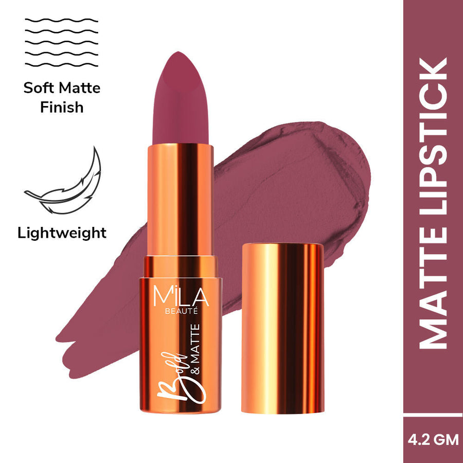 Mila Beauté Bold & Matte Long Lasting Highly Pigmented Lipstick