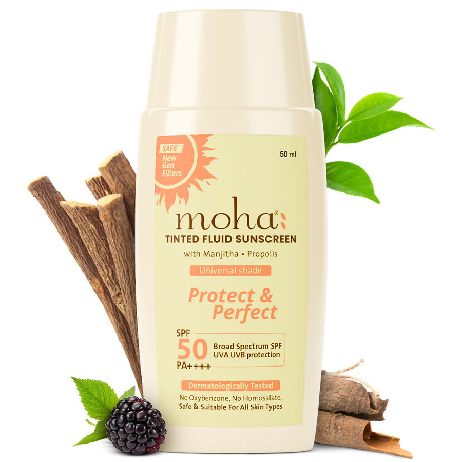 Moha Tinted Fluid Sunscreen SPF 50 PA++++