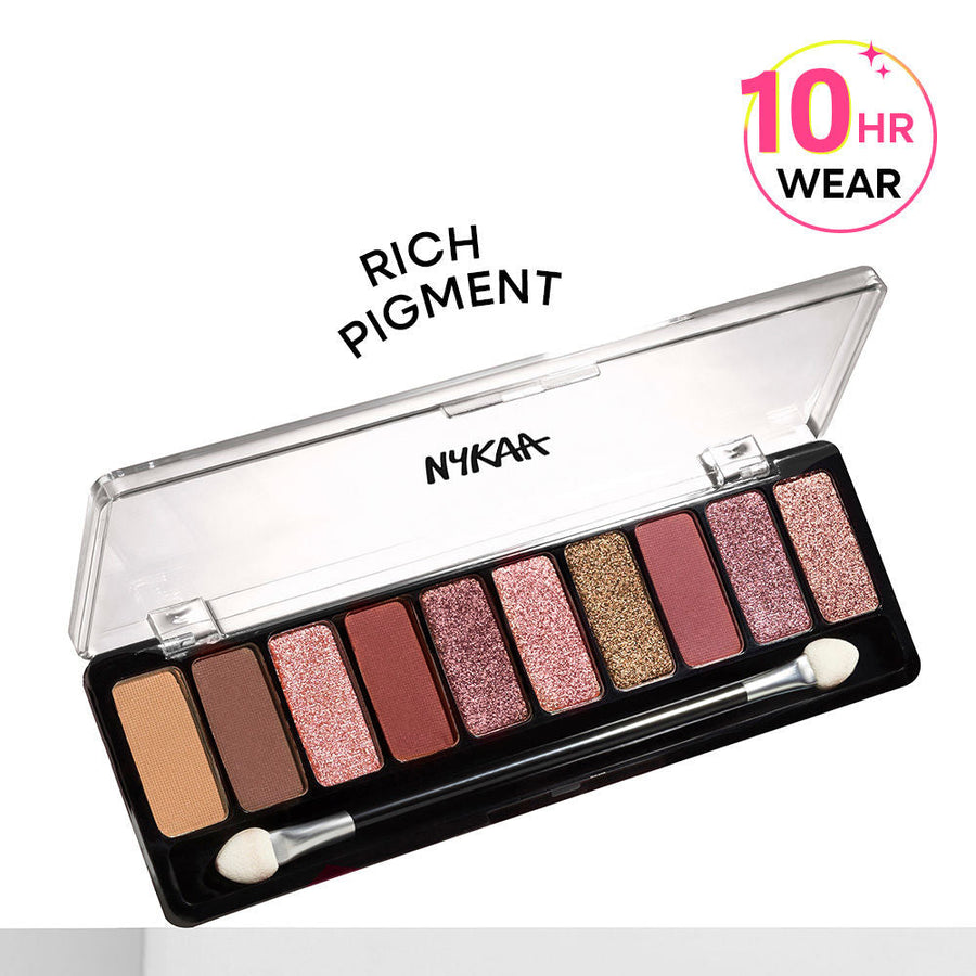 Nykaa Cosmetics Eyes On Me! 10-in-1 Eyeshadow Palette