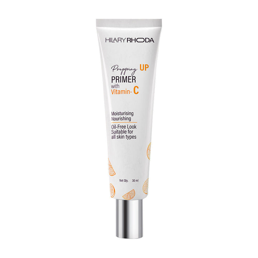 Hilary Rhoda Prepping Up Primer With Vitamin C