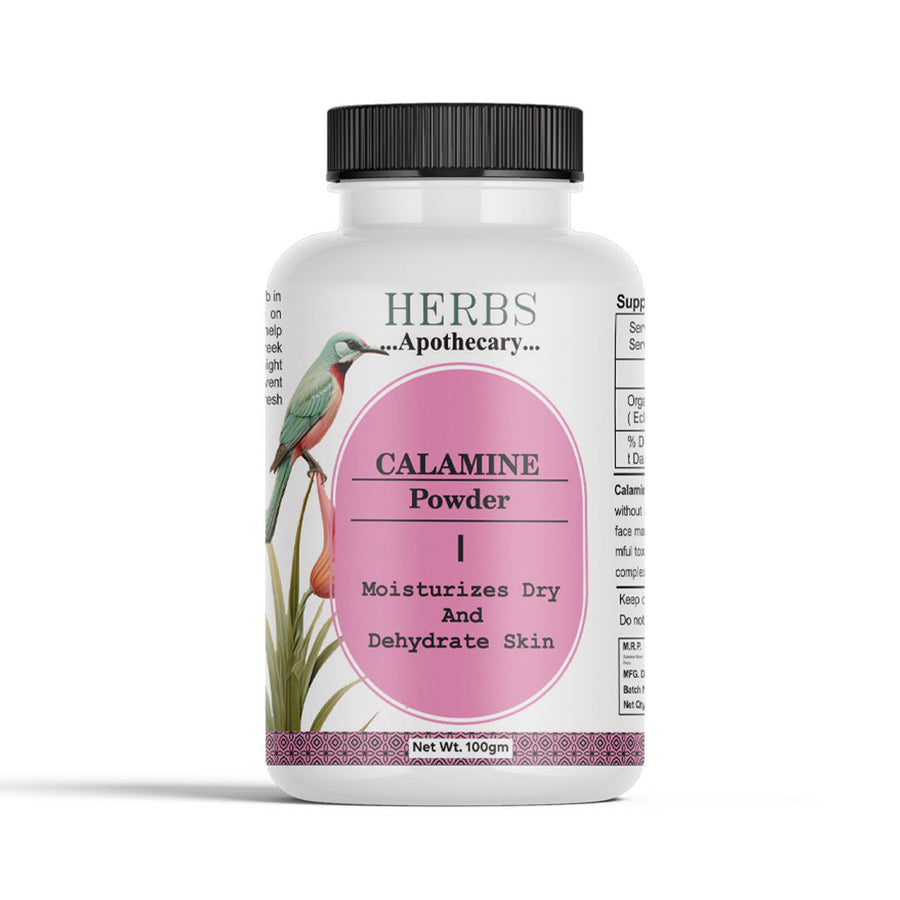 Zenvista Herbs Apothecary Calamine Powder for Moisturize Dry And Dehydrate Skin