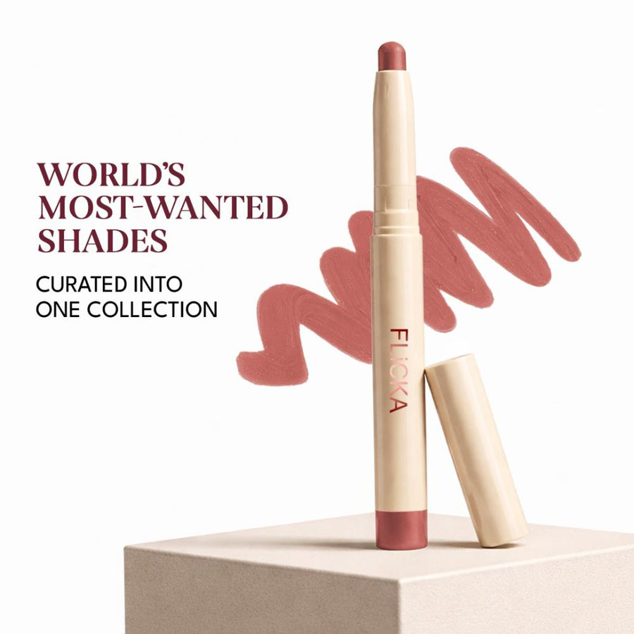 FLiCKA Standout Lipstick Smudgeproof Creamy Finish Pro