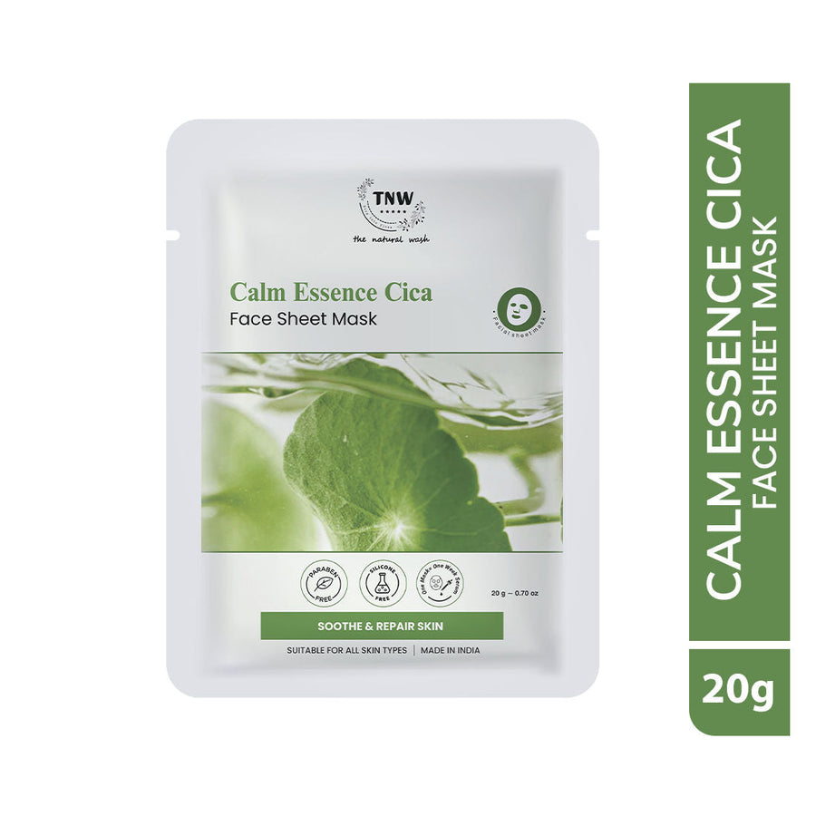 TNW The Natural Wash Calm Essence Cica Face Sheet Mask