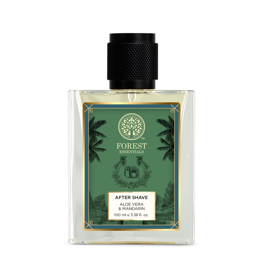Forest Essentials Aftershave Spray Splash with Aloe Vera & Mandarin - Refreshing Toner Aftershave