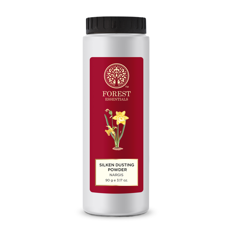 Forest Essentials Silken Dusting Powder Nargis Natural Powder - Highly Absorbent