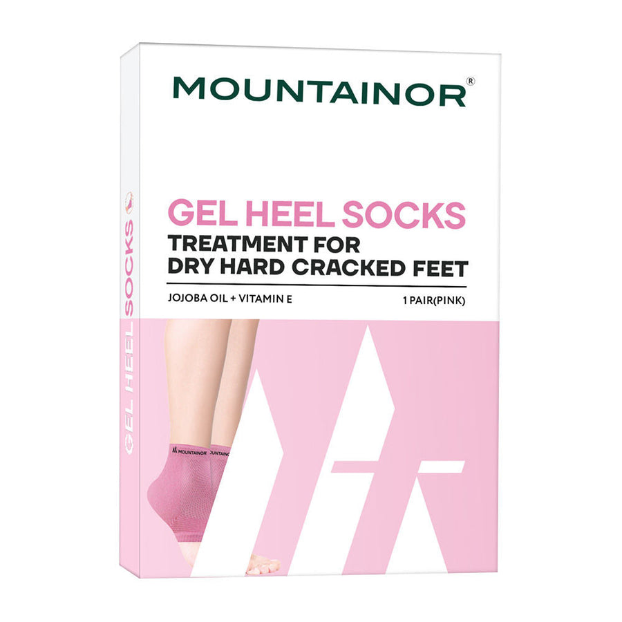 Mountainor Silicone Gel Heel Foot Socks For Dry Hard Cracked Heels, Baby Soft Feet Repair Pad