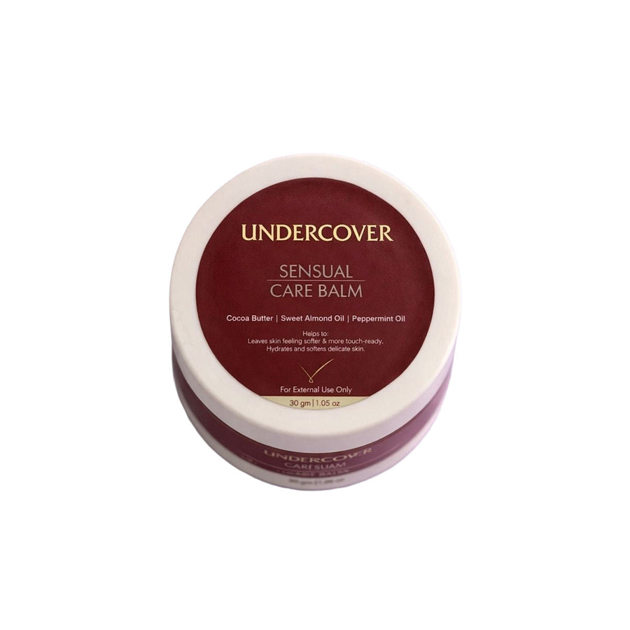 Undercover Sensual Care Balm With Cocoa Butter, Sweet Almond Oil & Peppermint Oil