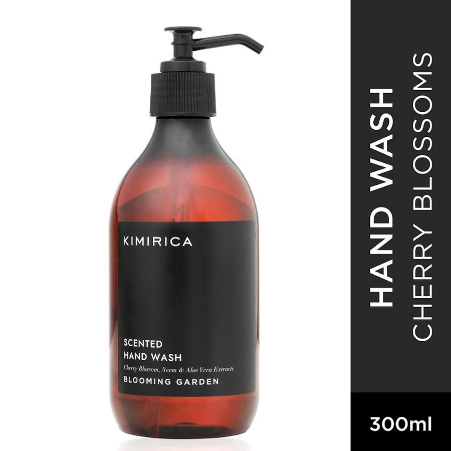 Kimirica Blooming Garden Scented Hand Wash With Cherry Blossom & Aloe Vera, Soft On Hands