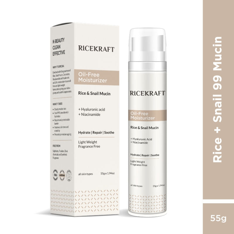Ricekraft Oil Free Korean Face Moisturizer