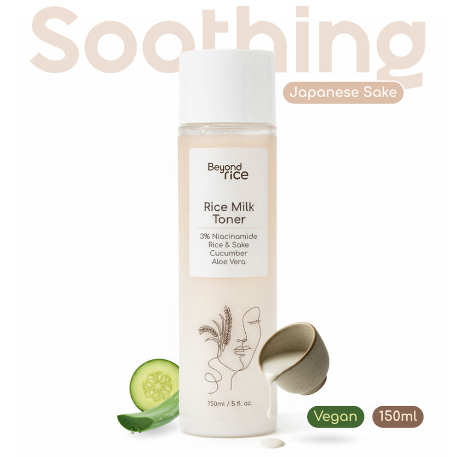 Beyond Rice Vegan Rice Milk Toner With 3% Niacinamide & Rice Sake