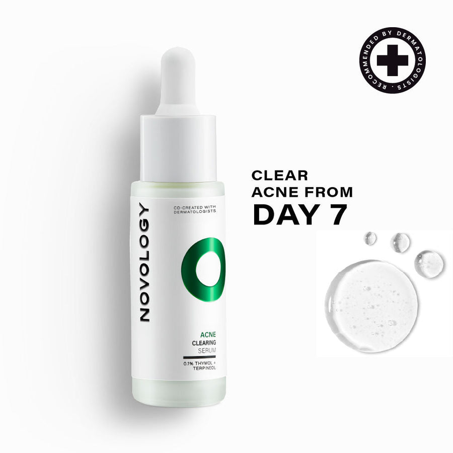 Novology Acne Clearing Serum with Thymol And Terpineol|Non Drying|Non Irritating