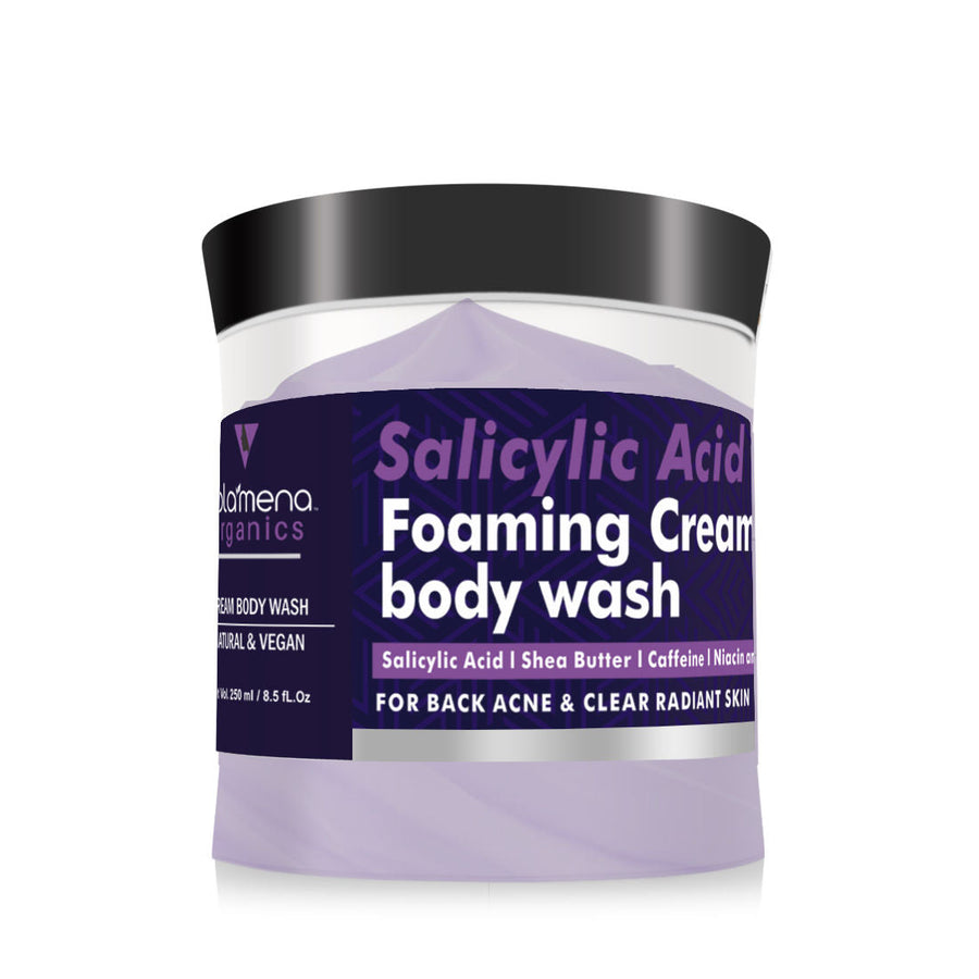 Volamena Organics Salicylic Acid Foaming Cream Body Wash