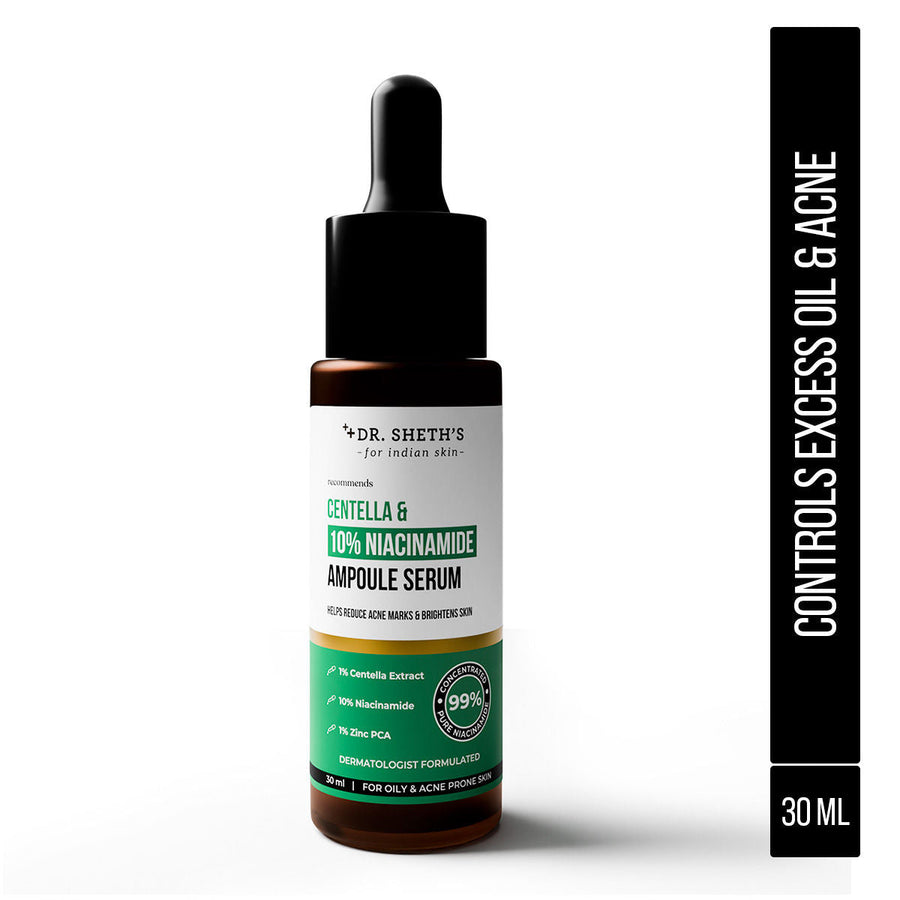 Dr. Sheth's Centella & 10% Niacinamide Ampoule Serum
