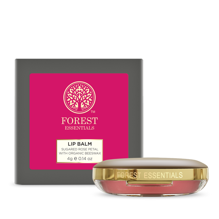 Forest Essentials Luscious Lip Balm With Organic Beeswax For Dry Chapped Lips