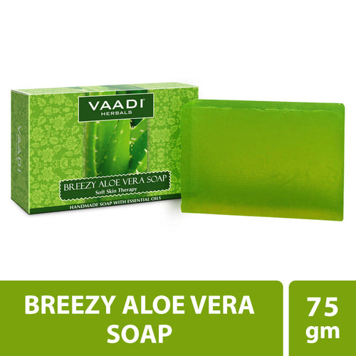 Vaadi Herbals Breezy Aloe Vera Soap Soft Skin Therapy