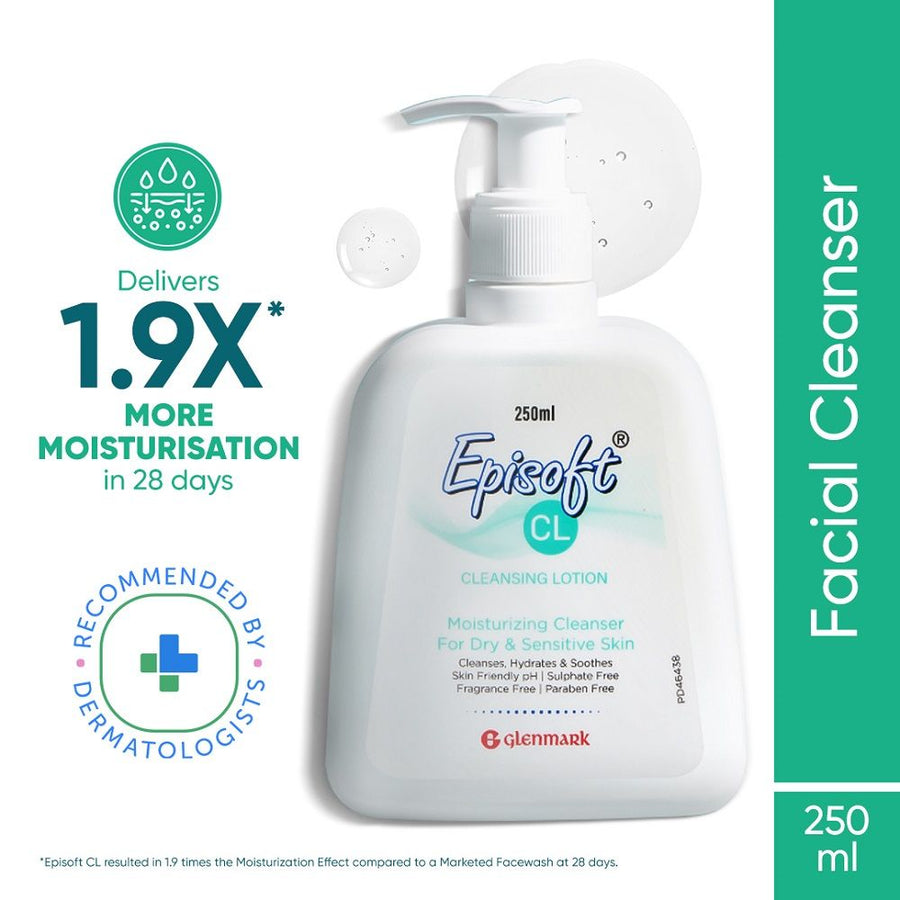 Episoft Cleansing Lotion For Sensitive & Dry Skin Makeup Cleanser