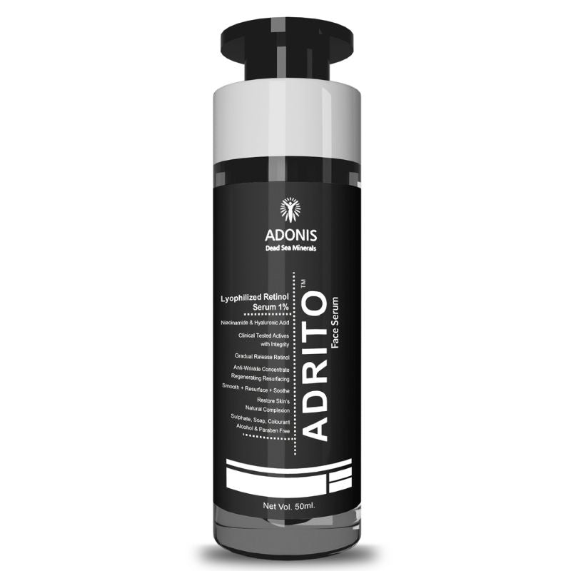 Adonis Unisex Adrito Face Serum With Retinol & Hyaluronic Acid For Anti Aging & Skin Firming