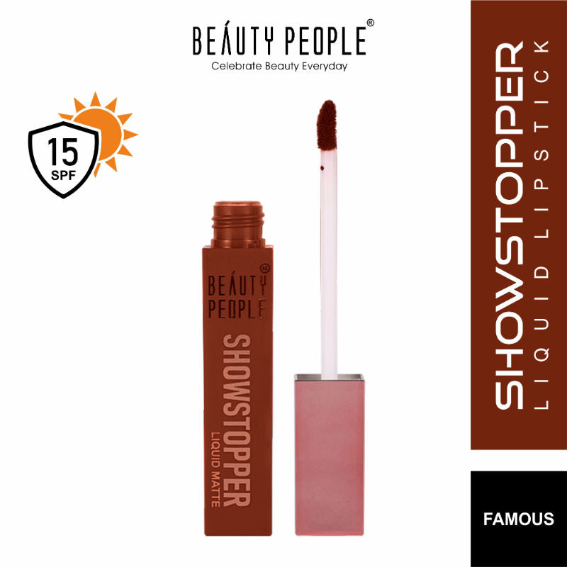 Beauty People Showstopper Liquid Lip Color With SPF 15 & Vitamin E