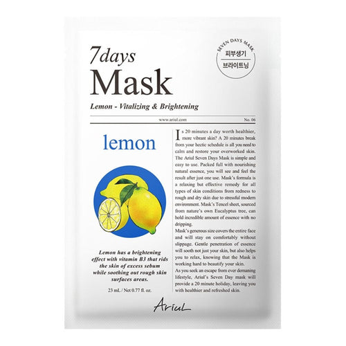 Ariul 7days Mask - Lemon + C