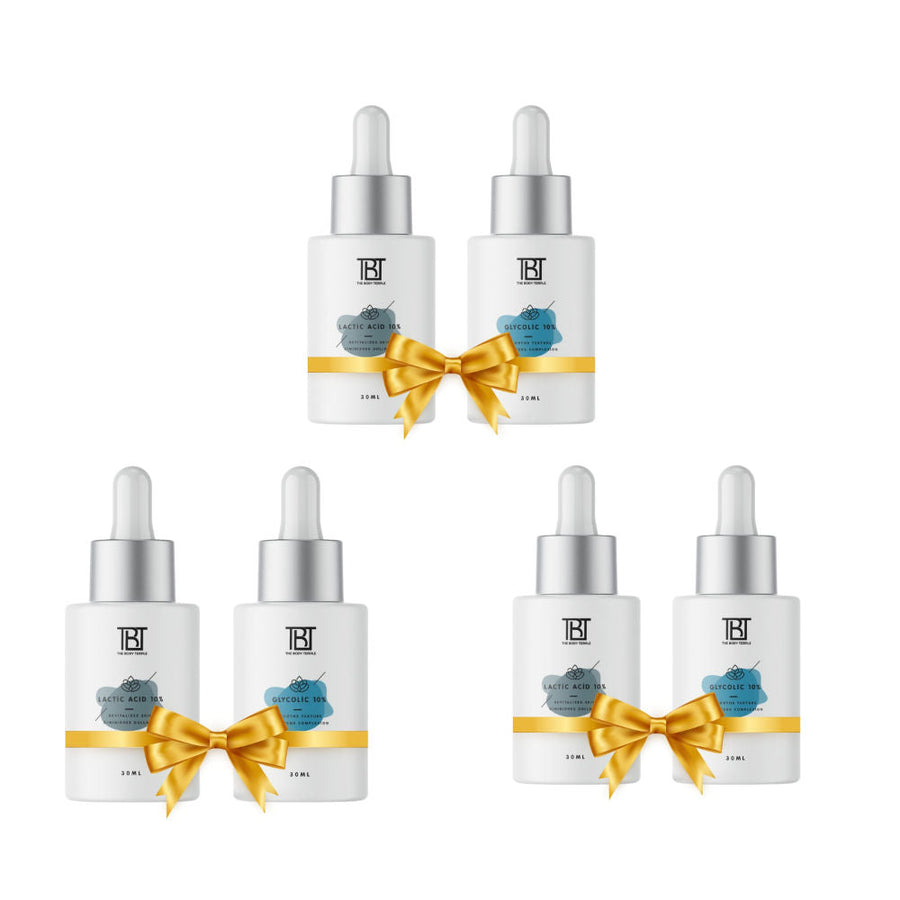 The Body Temple Lactic Acid 10% & Glycolic Acid 10% (30Ml Each - Pack Of 1)