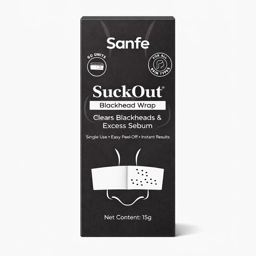 Sanfe Suckout Blackhead Wrap For Clear Skin Cream + 60 Sheets