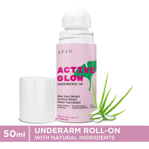 Azah Active Glow Underarm Roll-On For Women