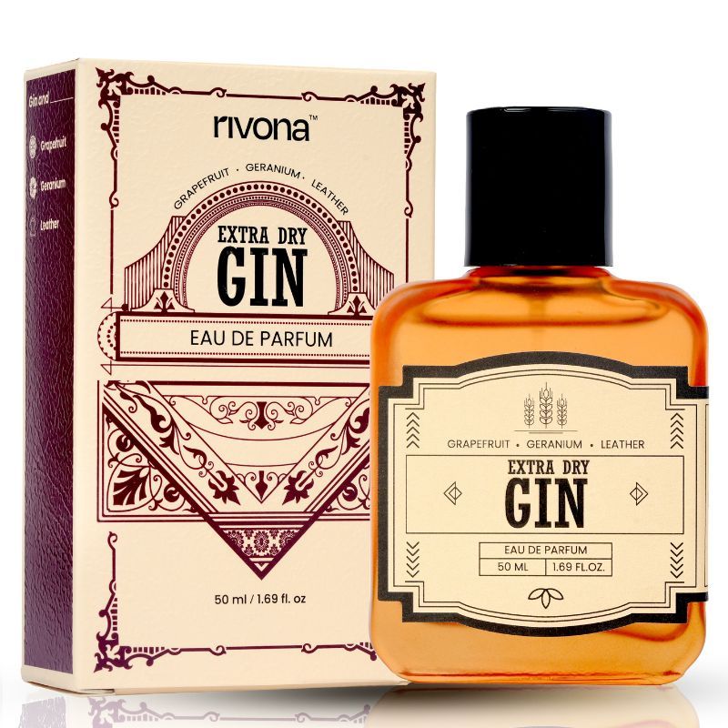 Rivona Naturals Extra Dry Gin Eau De Parfum For Long Lasting Everyday Fragrance