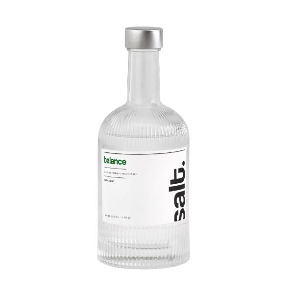 Salt. Oral Care Balance Alkaline Probiotic Mouth Wash