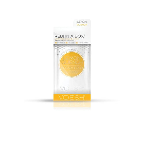 VOESH Waterless Pedicure In A Box (3 Step) - Lemon