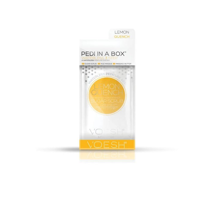 VOESH Waterless Pedicure In A Box (3 Step) - Lemon