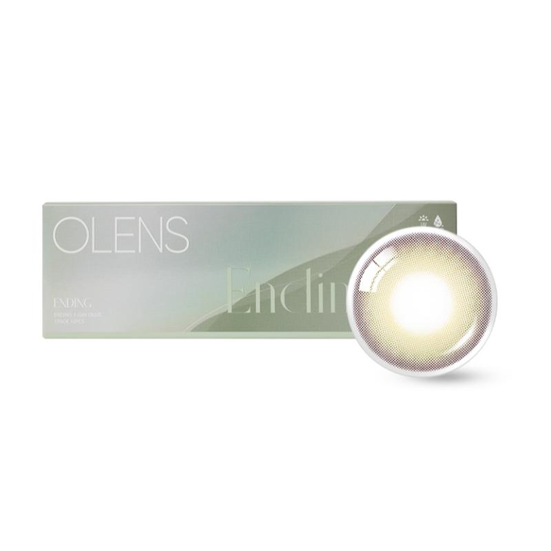 O-Lens Daily Color Contact Lens - Ending Olive (0.00 Plano)