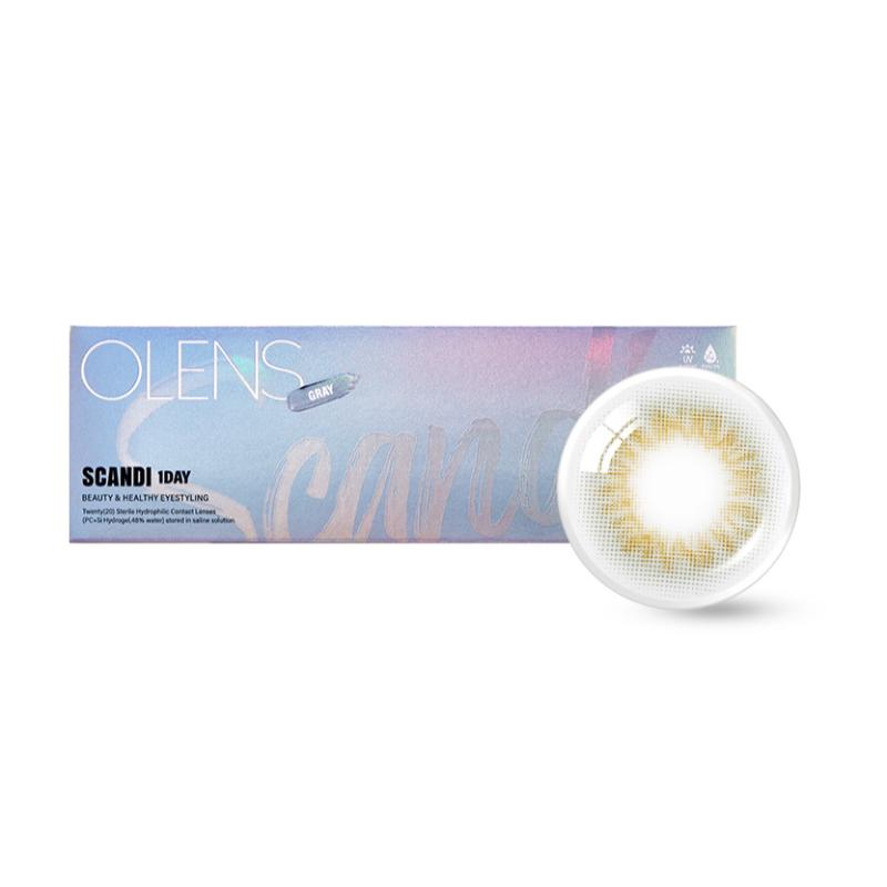 O-Lens Daily Color Contact Lens - Scandi Grey (0.00 Plano)