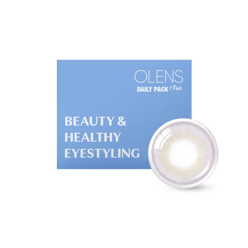 O-Lens Daily Pair Color Contact Lens Pack 1 - Russian Smoky Grey (0.00 Plano)