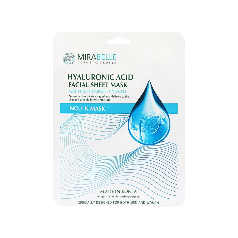 Mirabelle Hyaluronic Acid Facial Sheet Mask For Oil Control
