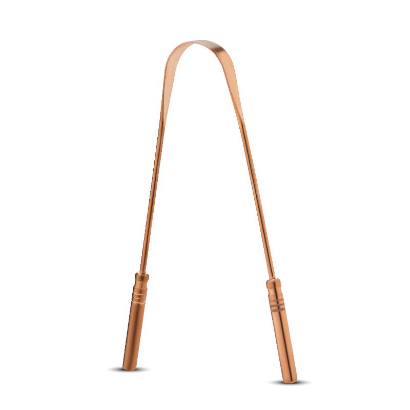 VEGA EasyGlide Tongue Cleaner Scaper Copper TCC-02