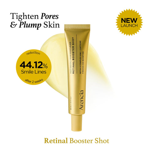 Arencia Retinal Booster Shot Serum with 2% Retinal & Caffeine For Pore Tightening & Firming