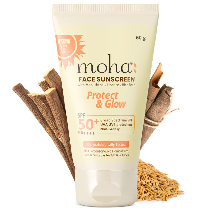 Moha Face Sunscreen SPF 50+ PA++++ Photostable New Gen Filters