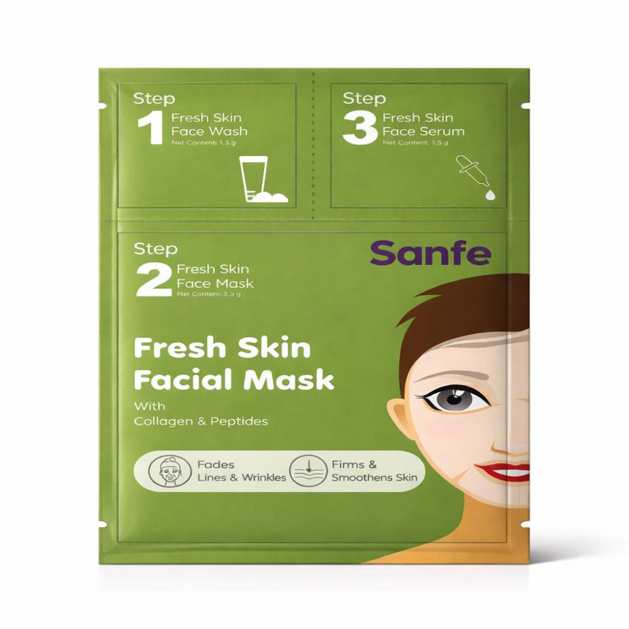 Sanfe Fresh Skin 3-Step Facial Mask