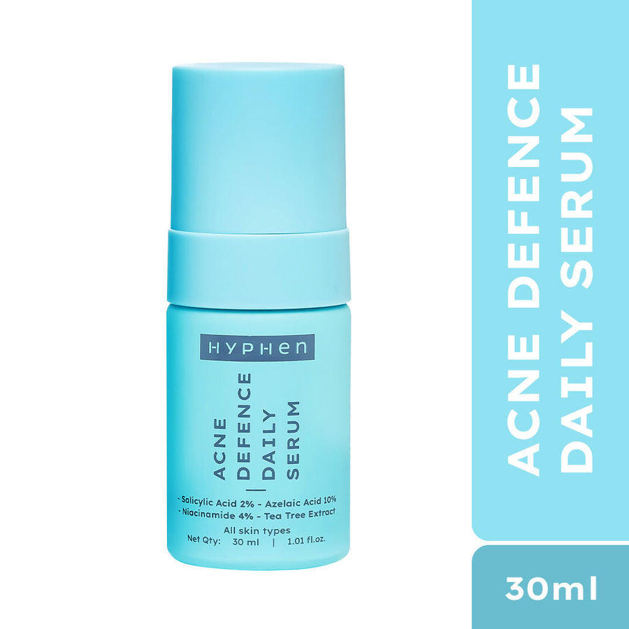 Hyphen Anti Acne 10% Azelaic Acid 2% Salicylic Acid Face Serum, Tea Tree Extract, Fades Acne Marks