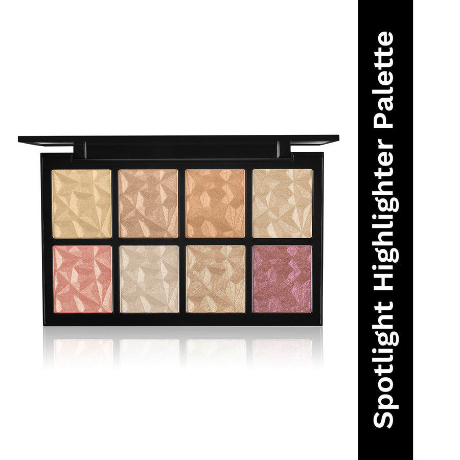 PAC Spotlight Highlighter Palette - Highly Pigmented Silky Smooth Texture, Radiant Glow in One Swipe