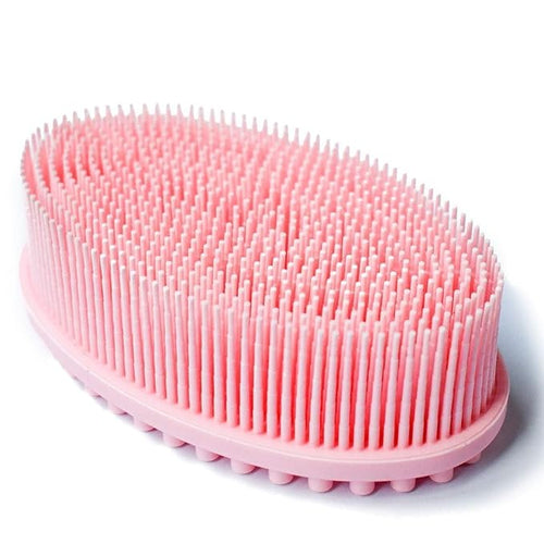 Beautiliss Silicone Bath Brush Soft Body Wash Bathing Scrubber