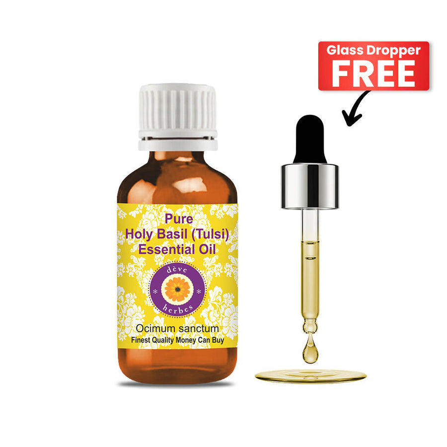 Deve Herbes Pure Garlic Essential Oil - Allium Sativum Steam Distilled