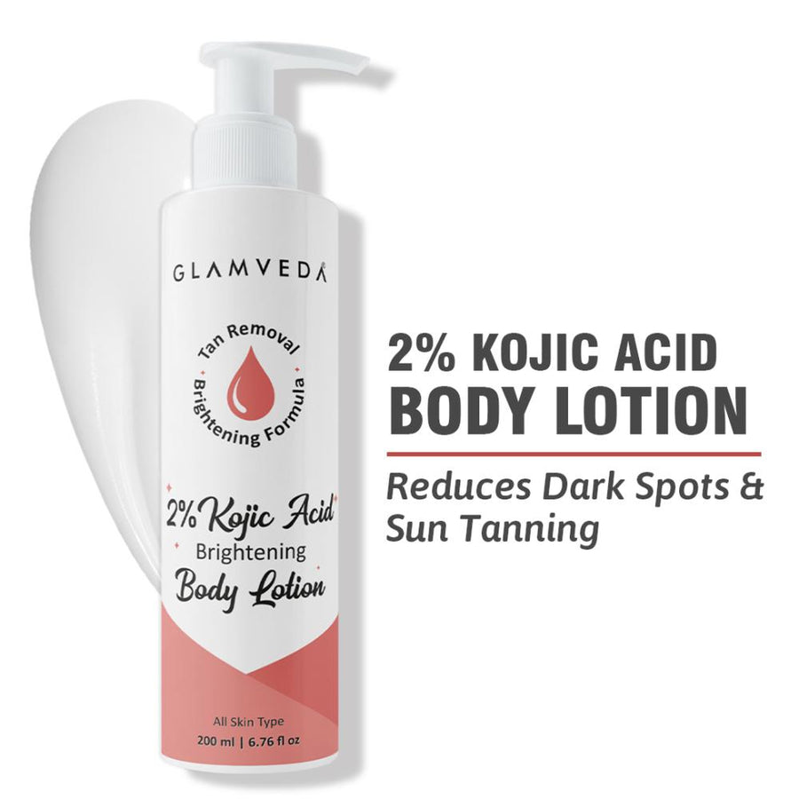 Glamveda 2% Kojic Body Lotion Advanced Pigmentation Care With Radiance Boosting Hydration