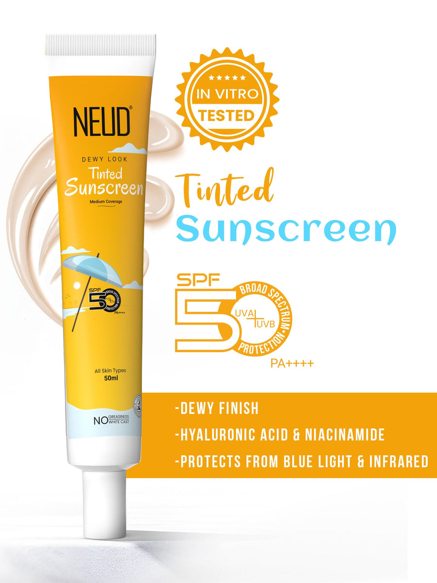 Neud Dewy Look Tinted Sunscreen SPF 50++++